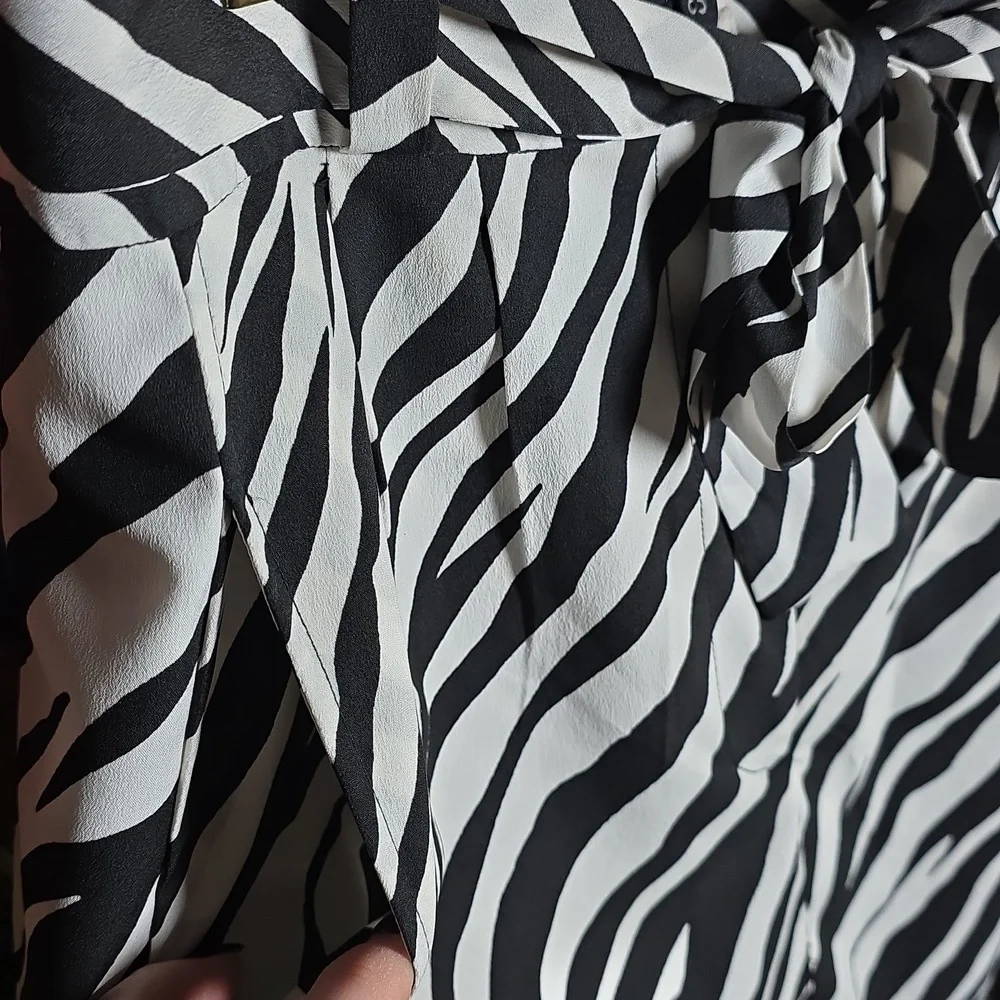 Walter Baker Zebra Shorts, Size 10 - Picture 5 of 10